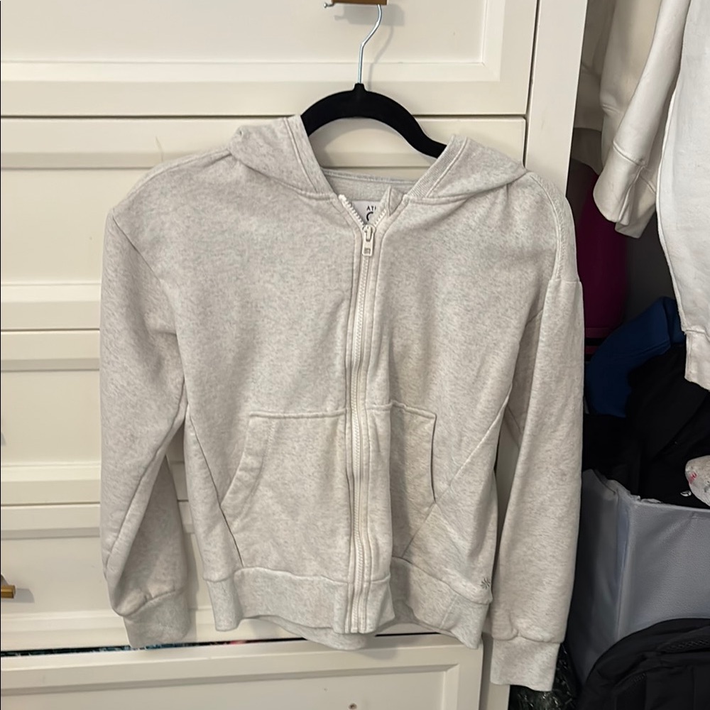 Athleta Kids Light Gray Hoodie